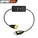 wishacc Male to Female USB Cable Adapter with On/Off Switch-Upgraded Support Power and Data, USB Extension Inline Rocker Switch for Driving Recorder, LED Desk Lamp, USB Fan, LED Strips