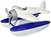 Green Toys Seaplane Bathtub Toy, White/Blue, 9.5