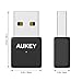 AUKEY WiFi Adapter, AC600 Dual Band USB Wireless Adapter for Windows 7, 8, 10, XP, Vista and Mac OS X 10.9, 10.10, 10.11