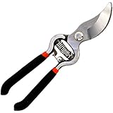 Indestructible All Steel Garden Clippers - GR8-Cut Professional Bypass Pruner by Garden Guru Lawn and Garden Tools