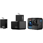 GoPro Dual Battery Charger + 2 Enduro Batteries (HERO12 Black/HERO11 Black/HERO10 Black/HERO9 Black) - Official GoPro Accesso