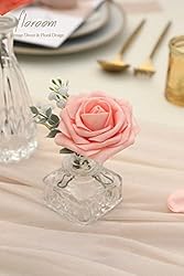 Floroom Artificial Flowers 50pcs Real Looking Mixed