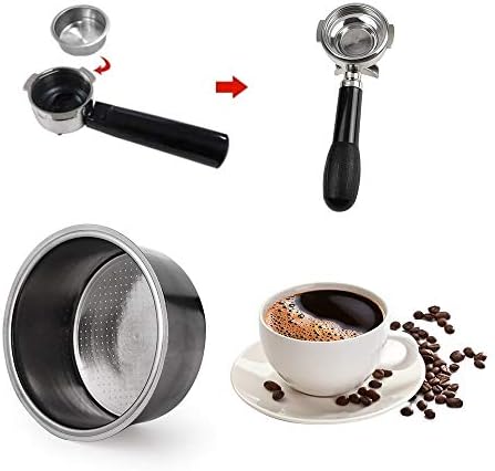 Taka Co Permanent Coffee Filter 2 Cup 51mm Coffee Tea Filter Stainless Steel Non Pressurized Coffee Filter Basket For Coffee Machine Accessories