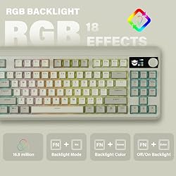 XVX Retro 75% Keyboard with TFT Smart