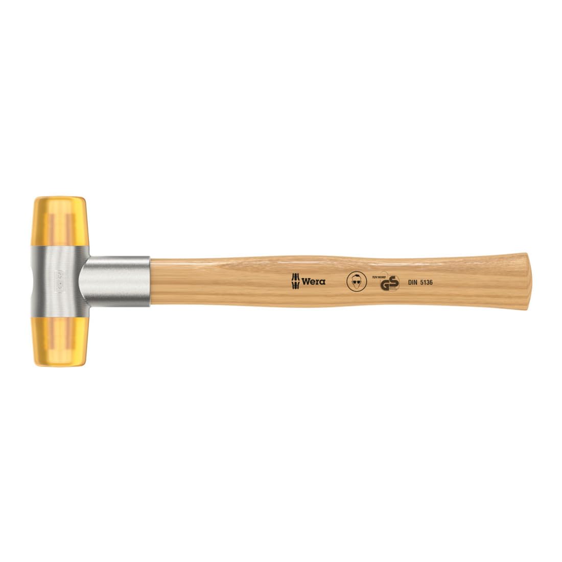 Wera 05000015001 3 x 280 mm "100" Soft-Faced Hammer with Cellidor Head Sections - Silver