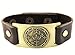1000K' ways Designs Archangel Michael Sigil Bracelet, Leather, Adjustable
