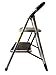 COLIBROX Heavy Duty Steel Reinforced Folding 2 Step Ladder Stool - 330 lbs Capacity