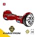 Swagtron T881 Startup Self-Balancing Hoverboard with SentryShield Quantum Battery Protection, Red