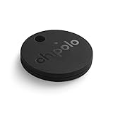 Chipolo Plus Bluetooth Key Finder and Phone Finder - The Loudest (100 dB) - Black