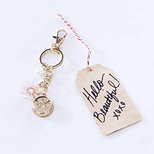 invisawear Smart Jewelry Personal Safety Device Gold Flower