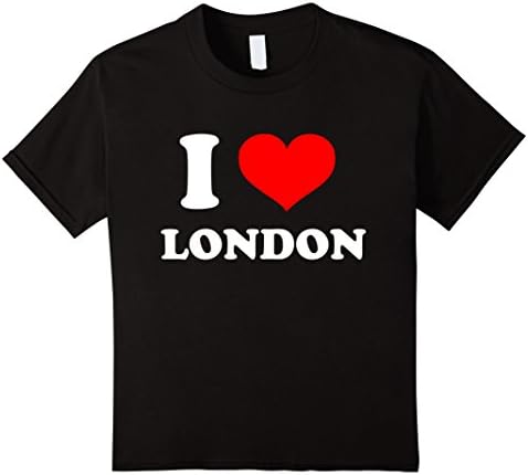 Kids I Love London Tshirt 12 Black