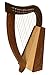 Roosebeck Baby Harp TM, 12 Strings, Knotwork