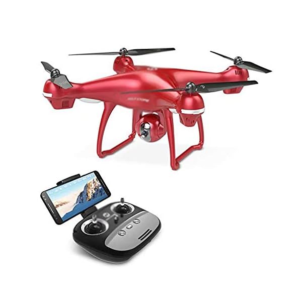 Drohne mit 1080p HD Kamera FPV Live Video RC Quadcopter mit GPS Return Home Funktion Follow Me und Altitude Hold, Drohne…