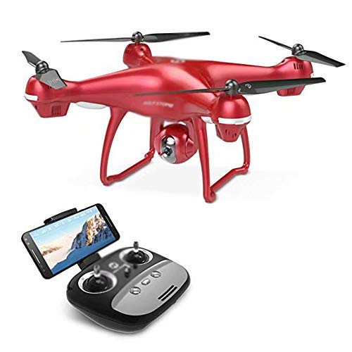 Drohne mit 1080p HD Kamera FPV Live Video RC Quadcopter mit GPS Return Home Funktion Follow Me und Altitude Hold, Drohne…