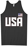 Threadrock Men's USA National Pride Tank Top L Black