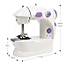 Portable Sewing Machine, Amado Professional Handheld Sewing Machine with Adjustable 2-Speed Double Thread