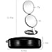 butyface Lighted Travel Makeup Mirror, 1X and 7X Magnifying Makeup Mirror with Lights, Compact Folding Handheld Travel Mirror with LED Lights, Charging by Batteries or USB Plug in …