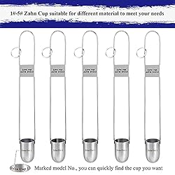 Zahn Cup Immersion Viscosity Cup, Dip Type