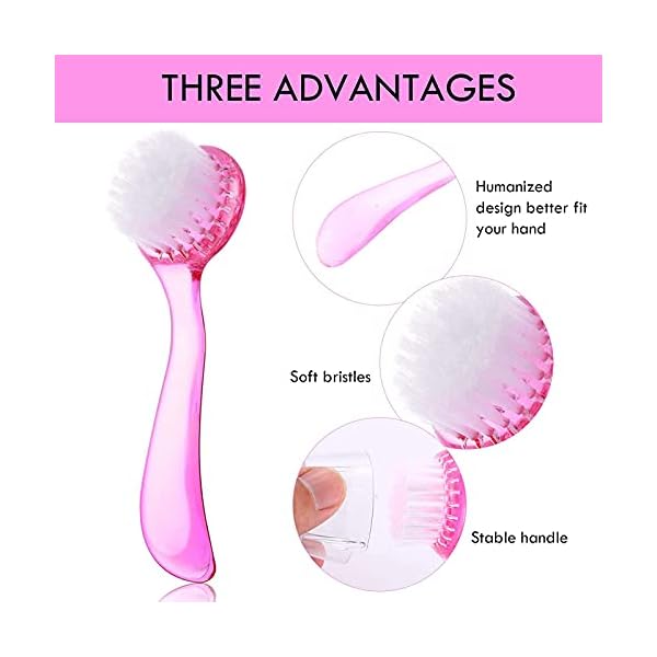 3-Pieces-Facial-Cleansing-Brush-Acrylic-Handle-Face-Scrubbers-Soft-Bristle-Exfoliator-Cleaner-Brush-Scrub-Exfoliating-Facial-Brush-for-Face-Care-Makeup-Skincare-Removal-Pink-Purple-Blue 3 Pieces Facial Cleansing Brush Acrylic Handle Face Scrubbers Soft Bristle Exfoliator Cleaner Brush Scrub Exfoliating…