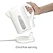 Proctor Silex Electric Tea Kettle, Water Boiler & Heater, 1 L, Cordless, Auto-Shutoff & Boil-Dry Protection, White (41005)