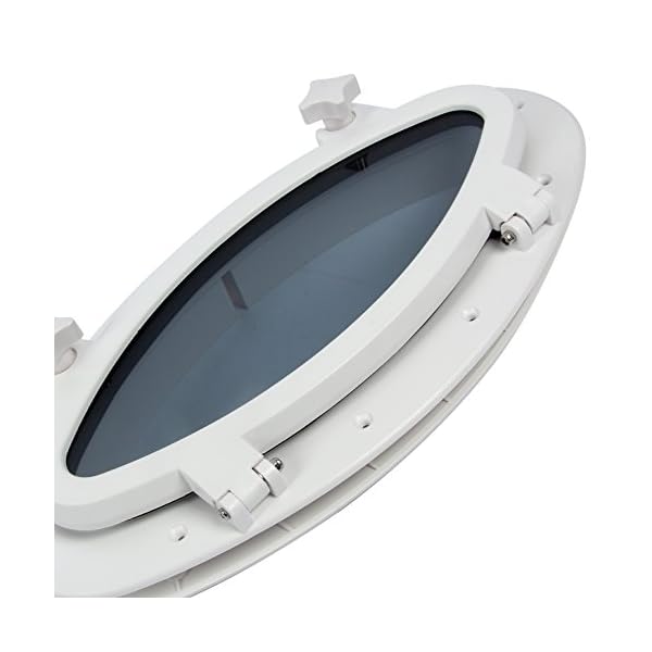 Amarine-made-Boat-Yacht-Elliptical-Oval-Opening-Portlight-Porthole-16-X-8-58-Replacement-Window-Port-Hole-ABS-White-Tempered-Glass