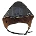 Aviator Black Leather Vintage WWII Hat 2XL