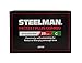 Steelman 1/4-Inch Tire Repair Patch/Plug Combo for 1-Piece Repair of Tubeless Tires, Chemical or Heat Cure, Integrated Lead Wire, Box of 25