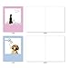 The Best Card Company - 10 Blank Dog Cards Assorted (4 x 5.12 Inch) - Adorable Boxed Animal Note Cards for All Occasions - Dogs & Doodles M6582OCB