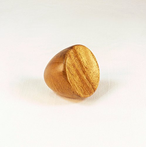 Lamp Finial, Teak, Cup Pattern 3 - Thumbnail 2