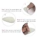 TTSAM 18PCS Silver Mirror Decals Acrylic Cobblestone Shape Wall Stickers(Not a Real Mirror), Cobblestone Shape DIY Decor for Home Room Bedroom Office Decoration Silver Mirror