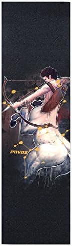 Pro Skateboard Grip Tape Pavoz Free Printing Text Sagittarius Easy Custom 9x33