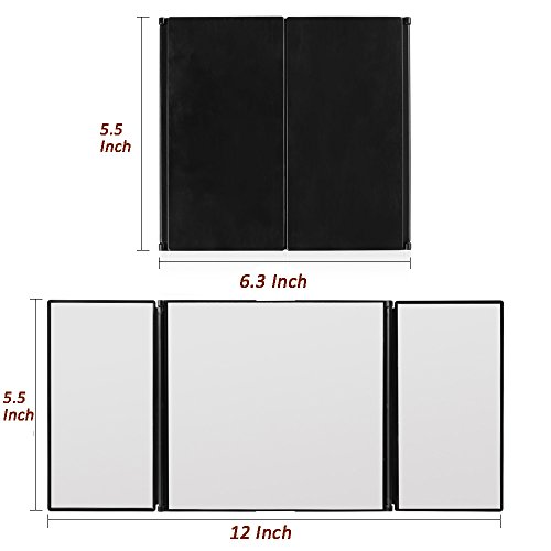 2 Mirror+Universal+Folding+Cosmetic+Sun+shading