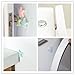 Alfto Starfish Shape Silicone Wall Protectors Self Adhesive Door Handle Bumper Guard Stopper Rubber Stop Home Stickers for Wall Decoration 5pcs(4.5x0.8cm)
