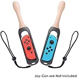 Wellwerks Drum Stick for Nintendo Switch Taiko No Tatsujin, Joy Con Controller Grips for Realistic Gaming Experience, Taiko Master Accessories as Gift for Kids and Adults