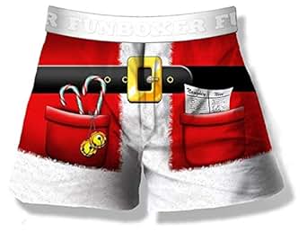 Fun Boxers Christmas Boxers Funny Xmas Boxer Shorts for Men at Amazon Men’s Clothing store