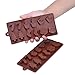 Dxg 2 Pack Silicone Christmas Chocolate Molds, Cake Candy Jelly Ice Tray Mould, Coffee