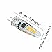 Bonlux 5-packs LED G4 Bi-pin Base Light Bulb 12V 2 Watts Warm White 20W G4 Halogen Bulb Replacement