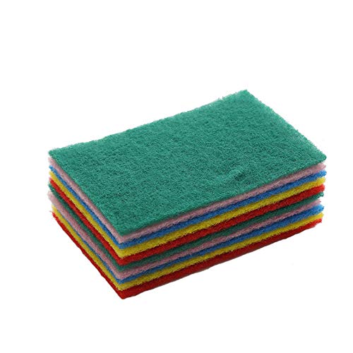 Scouring Pads Cleaning Scrub Sponge Non Scratch Scrub Pads Flexible Perfect for Kitchen Dishes, Cleaning-Quick Dry