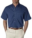 Ultraclub 8965 UC Mens S/S Denm Shirt - Indigo - M
