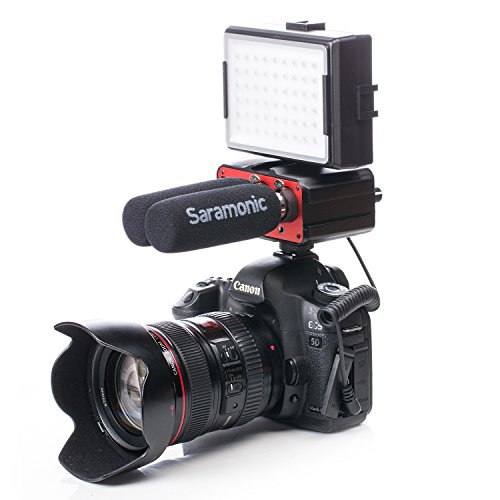 DSLR Preamp, Audio Mixer, Saramonic PAX1 2Channel Microphone Adapter