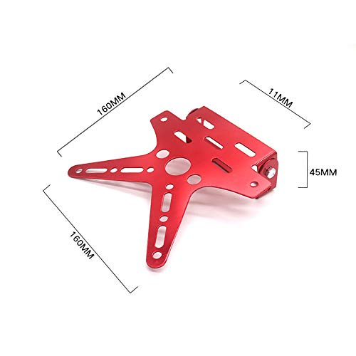 LOVSE Aangepast Motorfiets Kentekenplaathouder Aluminium Universele Mount Beugel Registratie Nummerplaat - Image 7