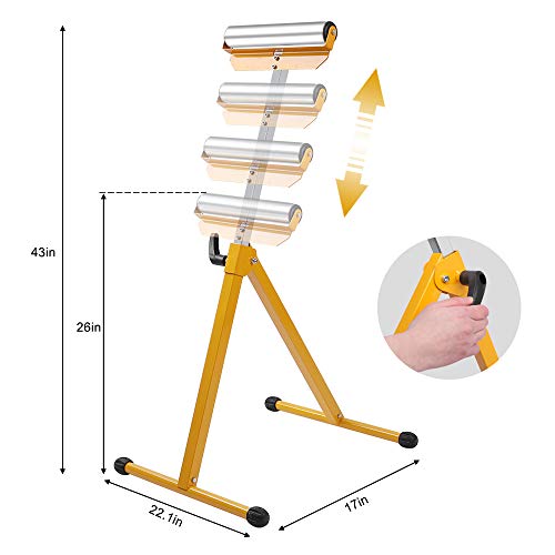 2 ROVSUN+Material+Pedestal+Adjustable+Portable