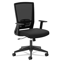 basyx by HON HVL541 Mesh Task Chair, Black Fabric