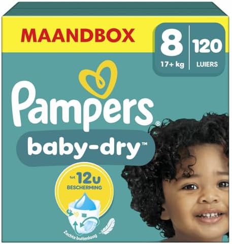 Pampers Baby-Dry Pants Größe 7, 126 Stück, 15kg , 360° auslaufsichere Passform für Tag und Nacht