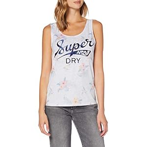 Superdry SUPER 23 TROPICAL AOP VEST dames Sweatervest
