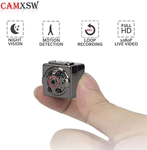 WiFi Spy Hidden Alarm Clock Camera, AMCSXH HD 1080P Clock Alarm Camera Security for Home and Office with Motion Detection/Loop Recording, Night Vision, Remote Real-time Video,