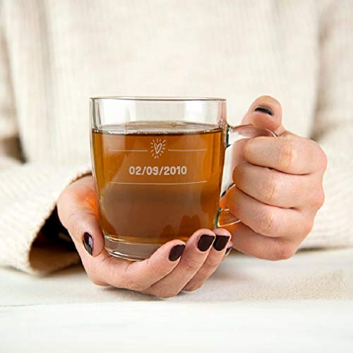 Teeglas mit Gravur Personalisierbar mit Namen - Teeglas Graviert mit Namen: Personalisierbar mit Text, Verschiedenen Designs und Schriftarten – Bild 3