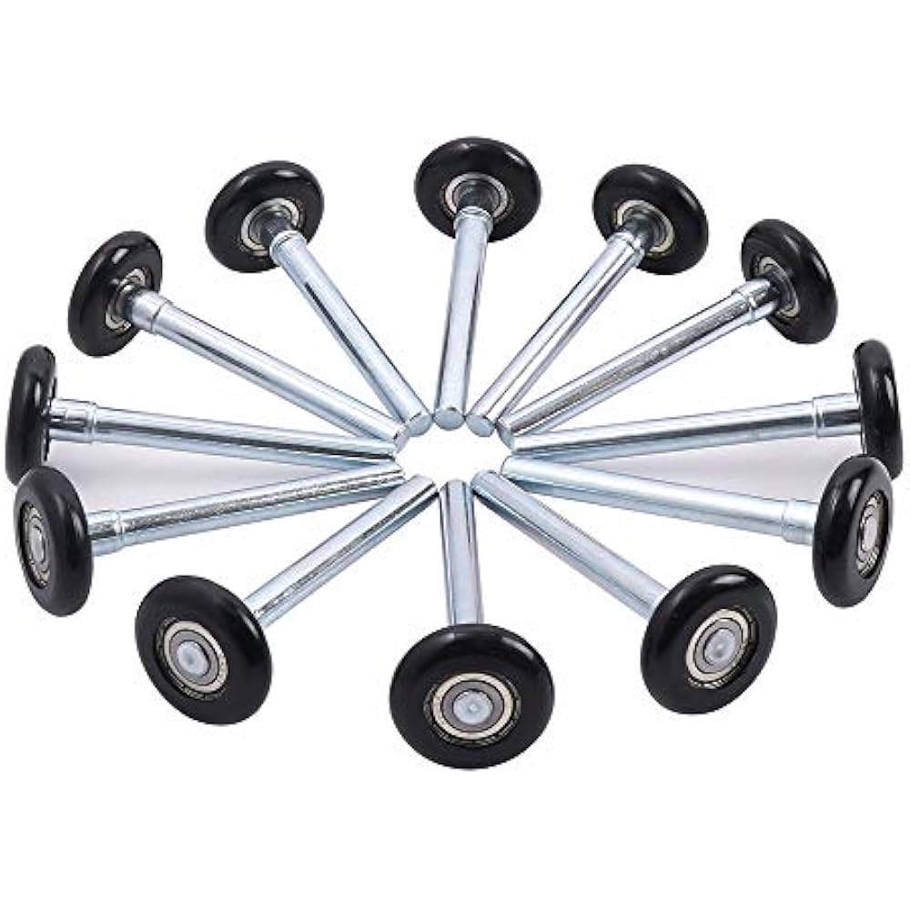 Home Master Hardware 2" In Nylon Garage Door Roller Replacement Quiet