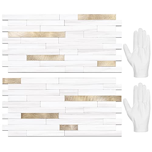 Wallpops Catalan Gray And White Peel And Stick Backsplash Tiles - View #5