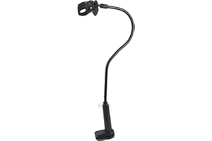 Joyzan Dog Hair Dryer Stand, Pet Grooming Table Hands Free Blow Holder 360 Degrees Rotatable Adjustable Third Arm Clamp Aluminum Alloy Mount Clip Groomers Flexible Hose Tube Cat Countertop Shower